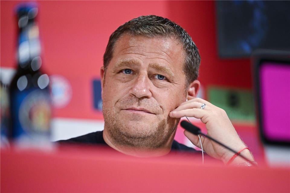 Spricht über die Münchner Planungen: Sportvorstand Max Eberl. (Archivbild)Harry Langer/dpa