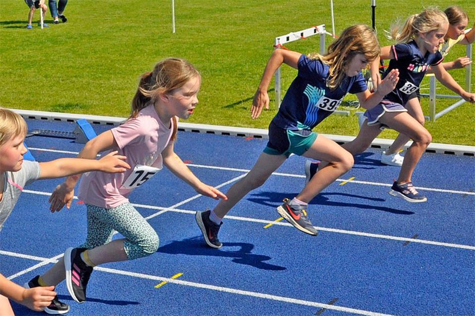 Sprint-Start bei der Gemeindemeisterschaft der TSG Reken
