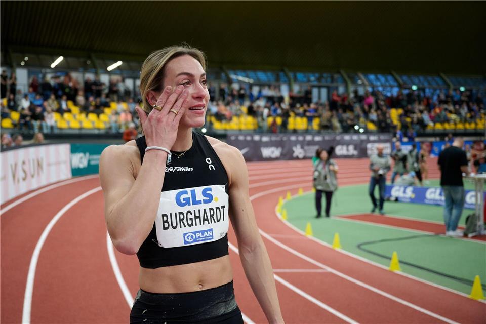 Sprinterin Alexandra Burghardt beendet ihre Karriere. (Archivbild)Bernd Thissen/dpa