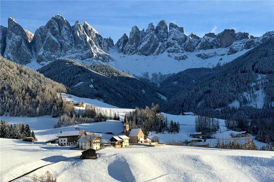 St. Magdalena gilt als eines der schönsten Dörfer Südtirols.Christoph Sator/dpa