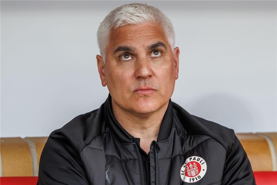 St. Paulis Sportchef Andreas Bornemann.Andreas Gora/dpa