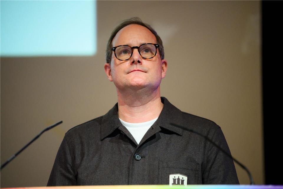 St. Paulis wiedergewählter Präsident Oke Göttlich. Gregor Fischer/dpa