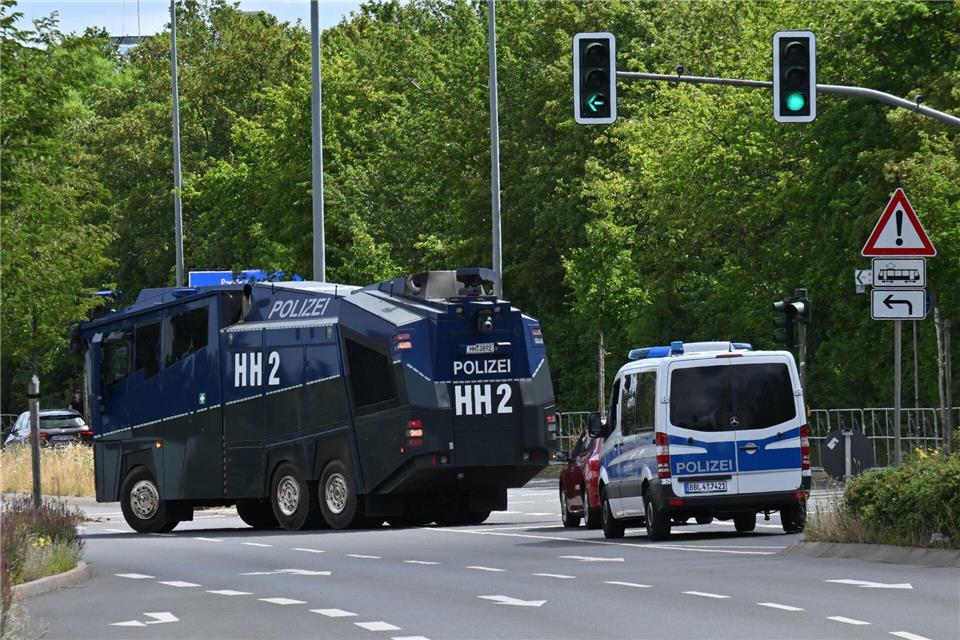 Stadt und Polizei arbeiten zusammen, um den erwarteten Andrang wegen des AfD-Bundesparteitags und wegen geplanter Gegendemonstrationen, zu koordinieren.   Martin Schutt/dpa