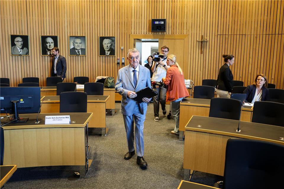 Stand mehrere Stunden Rede und Antwort: Herbert Reul.Christoph Reichwein/dpa