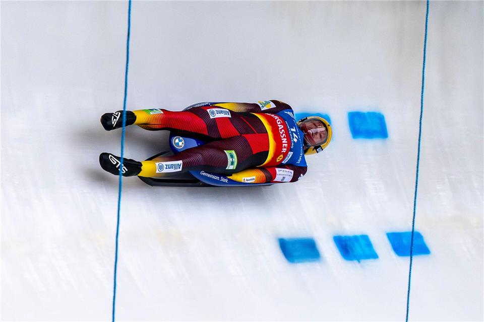 Stark in die Olympia-Saison gestartet: Rodler Felix Loch hat in Lake Placid seinen zweiten Saisonsieg eingefahren.David Inderlied/dpa