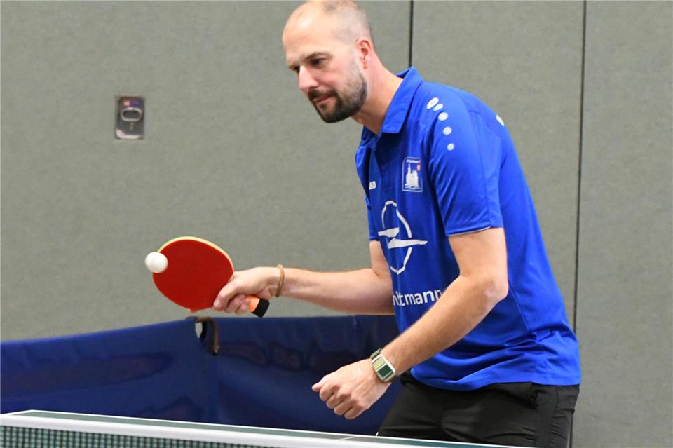 Starke Leistung: Torsten Schulten holte beim Gemener 6:9 gegen den Tabellenführer TTV Hervest Dorsten einen Punkt für die Westfalia.