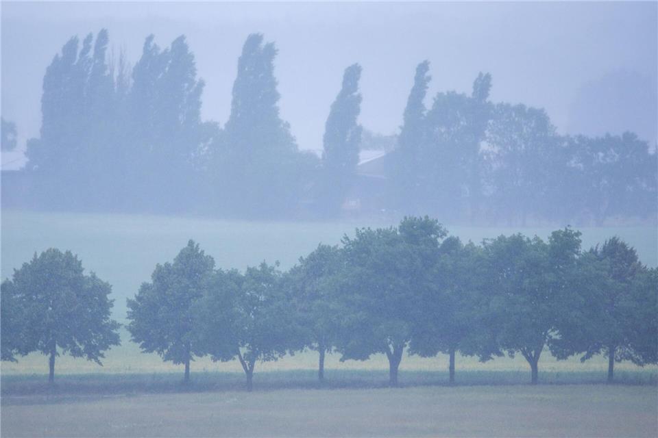 Starker Niederschlag soll ab dem Nachmittag auch Mecklenburg-Vorpommern ereilen (Archiv).Jens Büttner/dpa