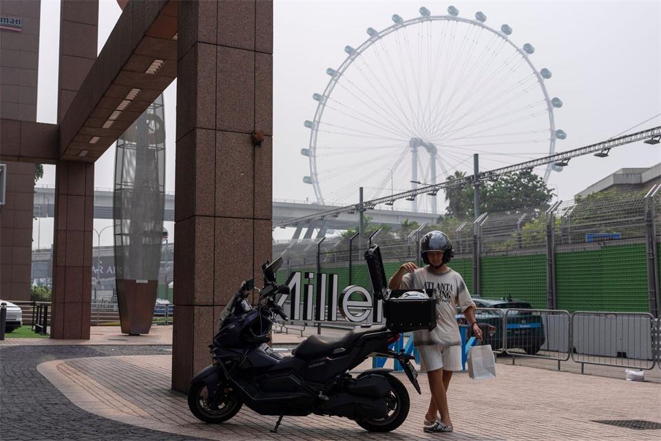 Starker Smog in Singapur.Ng Han Guan/AP/dpa