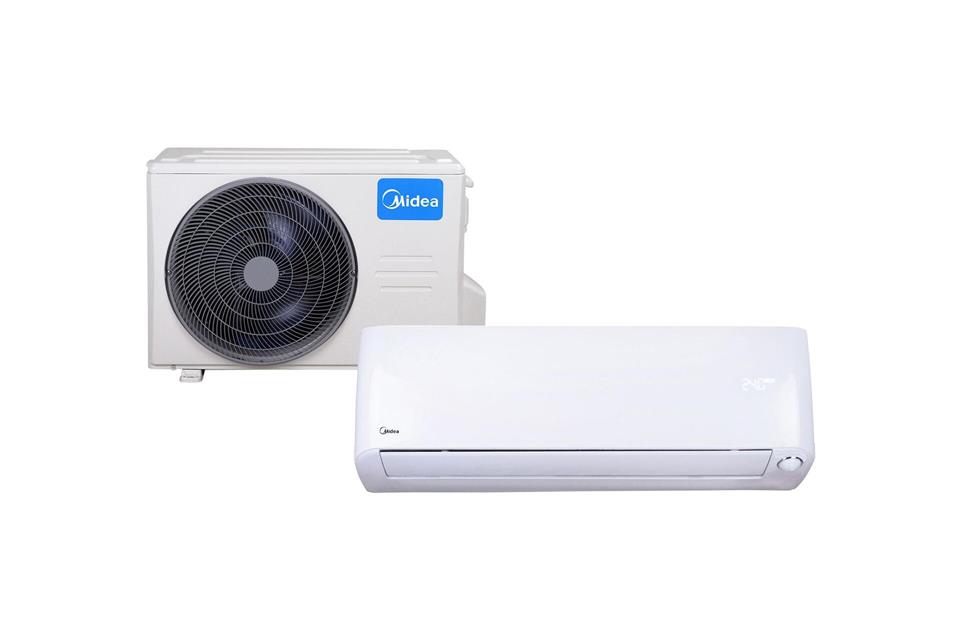 Starkes Gerät aus dem Test 2024: Das Modell von Midea mit einer Kühlleistung von 2,5 kW konnte im Vergleich die Raumtemperatur besonders schnell absenken.Stiftung Warentest/dpa-tmn