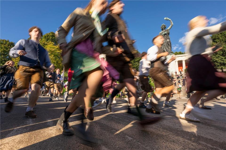 Bilder des Tages Start OktoberfestPeter Kneffel/dpa