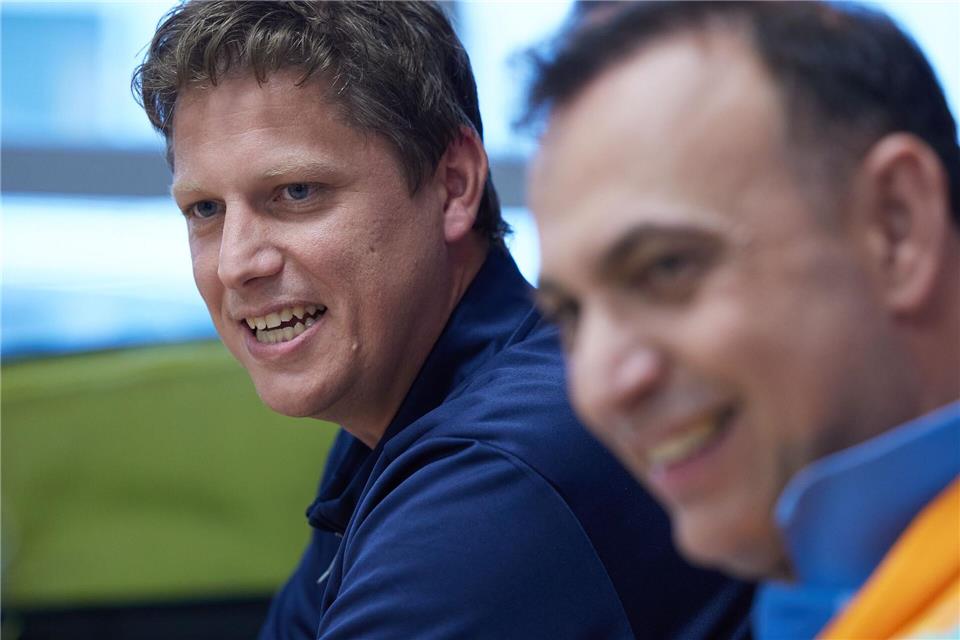Startet mit viel Druck: Berlins neuer Trainer Nicolej Krickau.Joerg Carstensen/dpa
