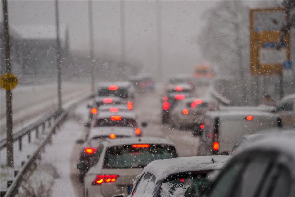 Staus gab es in und um Mainz.Andreas Arnold/dpa