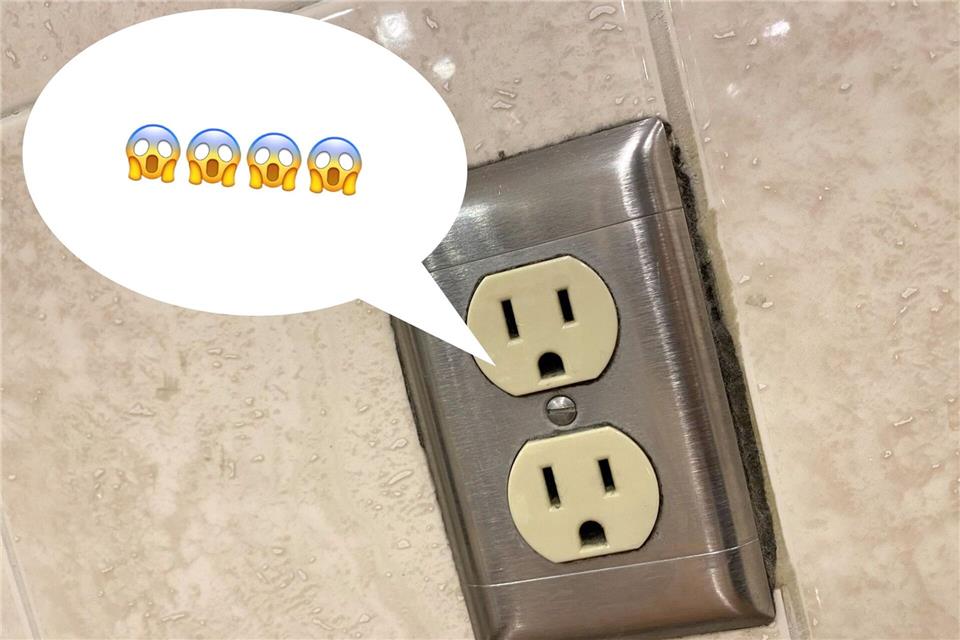 Steckdosen in den USA wirken wie erstaunte Gesichter: Und wenn dann der eigene Stecker nicht passt...Till Simon Nagel/dpa-tmn