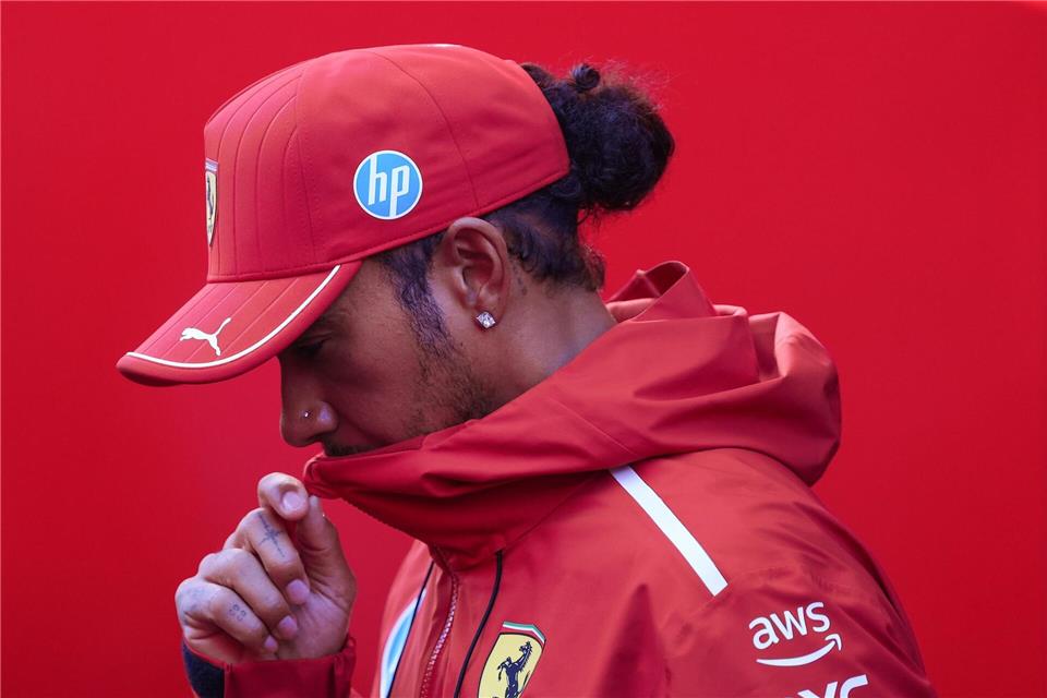 Steckt in der Ergebniskrise: Ferrari-Pilot Lewis Hamilton.Bradley Collyer/PA Wire/dpa