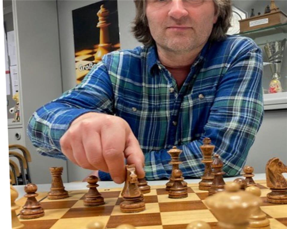 Stefan Dolle (Heiden I) gewann seine Partie in der Verbandsliga Münsterland gegen Schach Nienberge II.