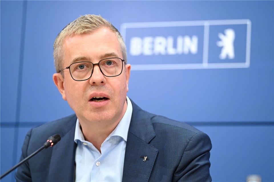 Stefan Evers war lange CDU-Generalsekretär in Berlin, seit drei Jahren ist er Finanzsenator. Kommt nun für ihn der nächste Schritt? (Archivbild)Elisa Schu/dpa