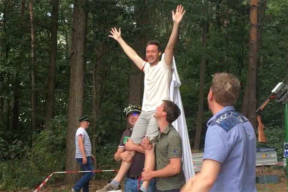 Stefan Niewerth freut sich.