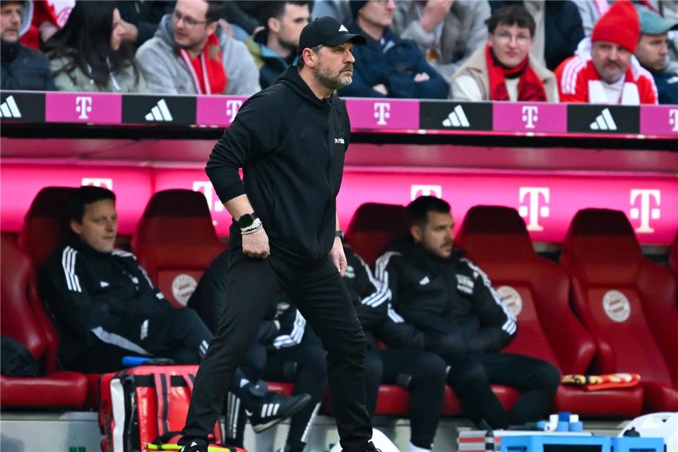 Steffan Baumgart sah in München nichts Gutes von seiner Mannschaft.Sven Hoppe/dpa