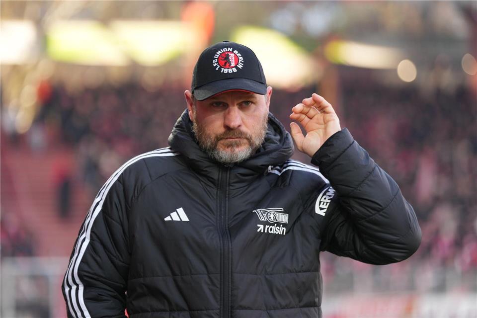 Steffen Baumgart hat seinen Vertrag als Chefcoach bei Union Berlin verlängert. (Archivbild)Soeren Stache/dpa