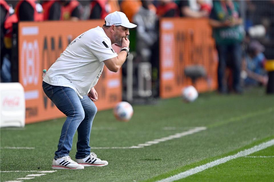 Steffen Baumgart sah wenig Positives im Test von Union Berlin gegen Regionalligist VSG Altglienicke.Federico Gambarini/dpa