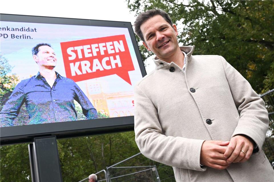 Steffen Krach soll die Berliner SPD bei der Wahl 2026 nach vorne bringen. (Archivbild)Britta Pedersen/dpa