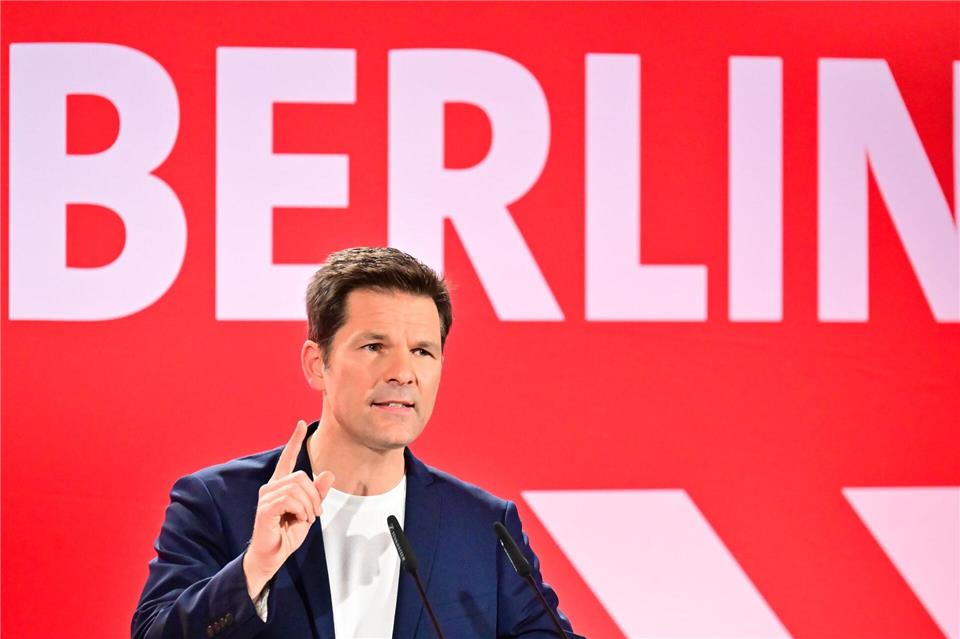 Steffen Krach soll die SPD in den Wahlkampf führen. Sebastian Christoph Gollnow/dpa