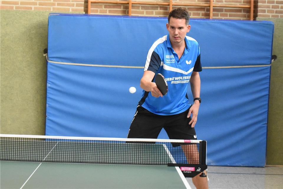 Steht auch in der Bezirksliga weiter für den TV Borken seinen Mann an der Platte: Michael Kuth.