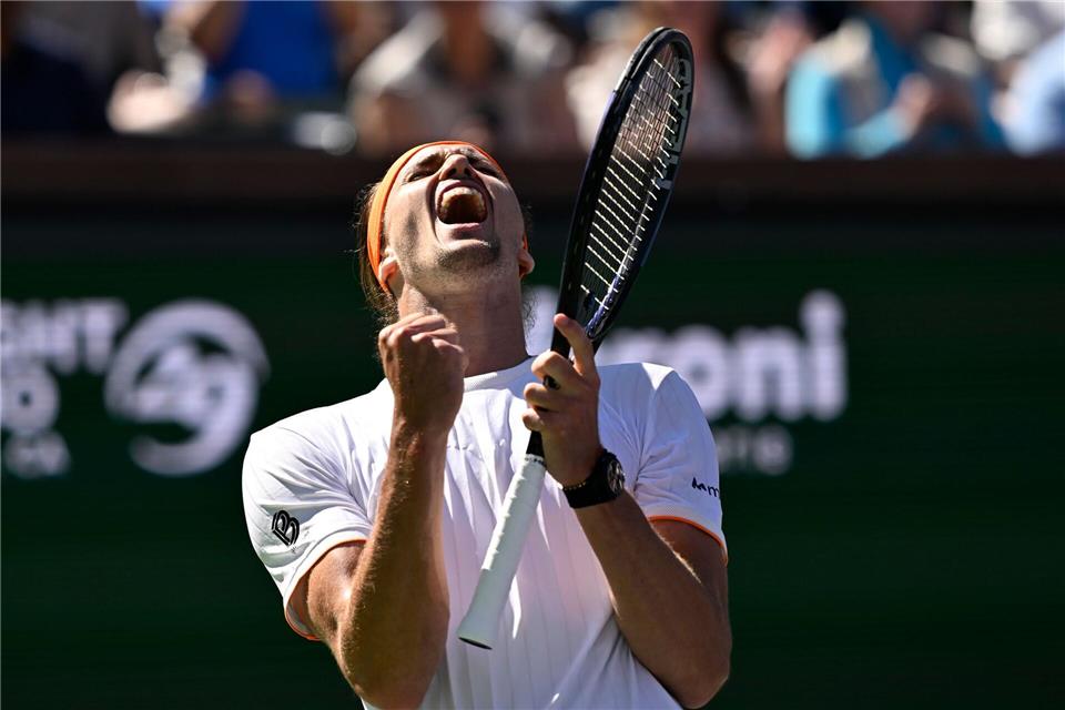 Steht im Achtelfinale von Indian Wells: Alexander Zverev.Charles Baus/CSM via ZUMA Press Wire/dpa