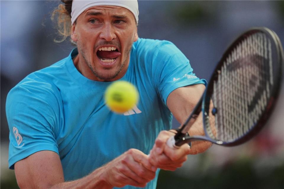 Steht in Madrid im Achtelfinale: Alexander Zverev.Manu Fernandez/AP/dpa