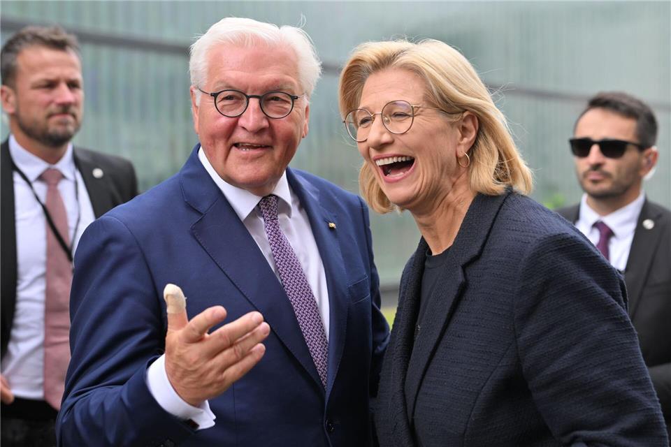 Steinmeier besucht mit dem Diplomatischen Korps das Saarland.Harald Tittel/dpa