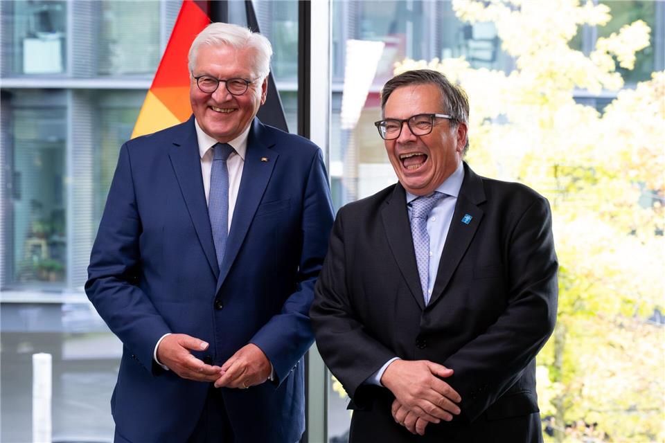 Steinmeier lobte die Fortschritte in den vergangenen Jahren.Sven Hoppe/dpa