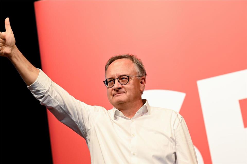 Stellt beim Parteitag in Ulm das Wahlprogramm für die Landtagswahl vor: Spitzenkandidat und Landeschef Andreas Stoch.Franziska Kraufmann/dpa