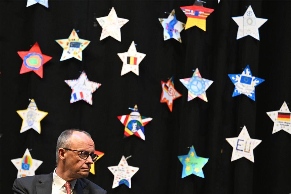 Sternstunde - Merz besucht EuropaschuleFederico Gambarini/dpa