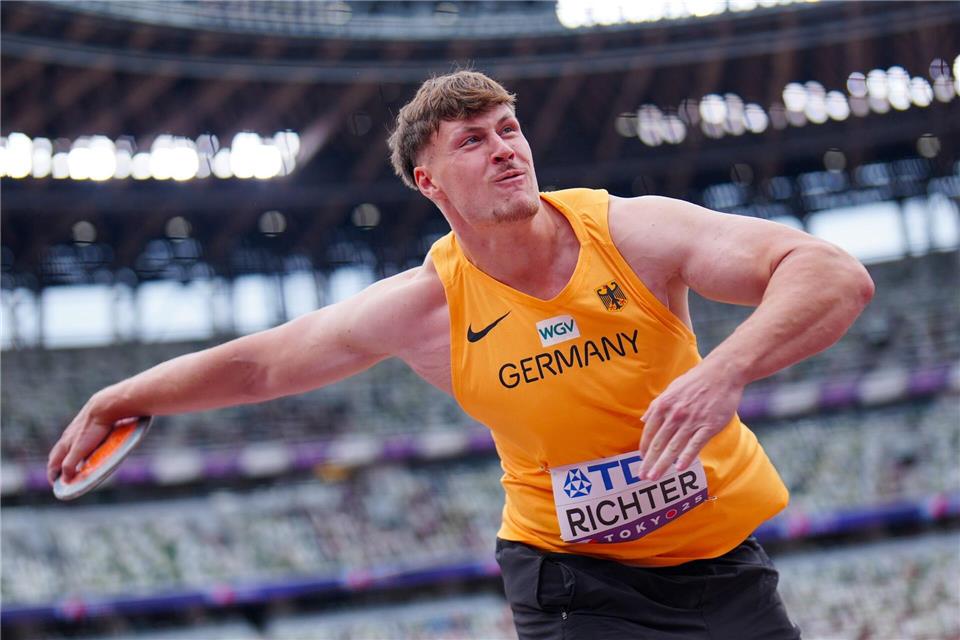 Steven Richter hat beim Golden Oval in Dresden ein Heimspiel. (Archivbild)Michael Kappeler/dpa