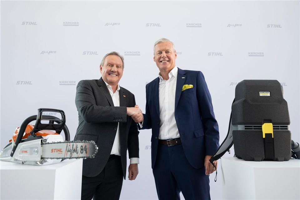 Stihl und Kärcher starten Akku-Allianz für Profis.Marijan Murat/dpa