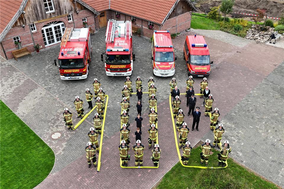 Stolze 100 wird der Löschzug Burlo am 20. Dezember.