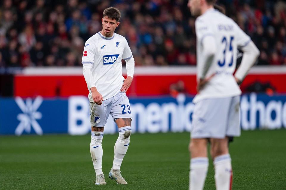 Stürmer Adam Hlozek fehlt der TSG 1899 Hoffenheim bis auf weiteres.Marius Becker/dpa
