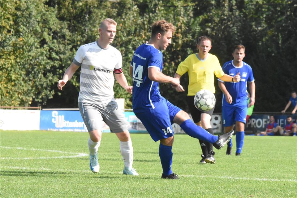 Stürmer Johannes Koschmieder bescherte Westfalia Gemen mit seinem spielentscheidenden Treffer in der 83. Minute in Hamm einen Landesliga-Saisonauftakt nach Maß.
