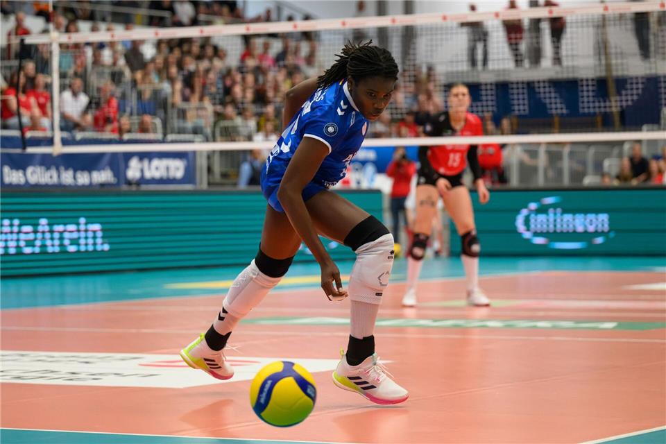 Stuttgarts langjährige Starspielerin Krystal Rivers beendet ihre Karriere.Robert Michael/dpa