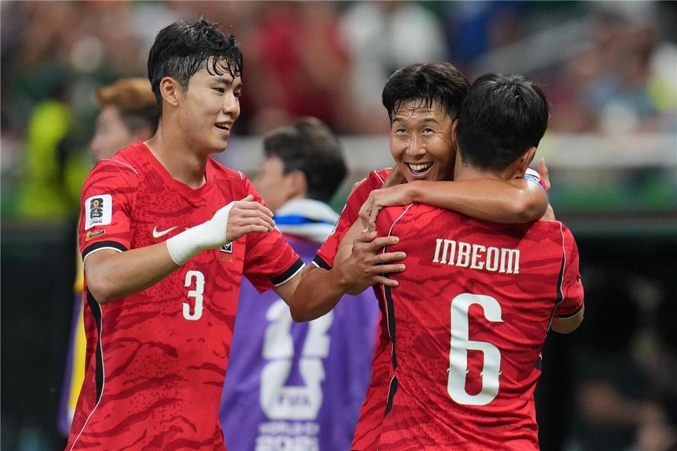 Südkorea jubelt über den gelungenen WM-Start.Matias Delacroix/AP/dpa