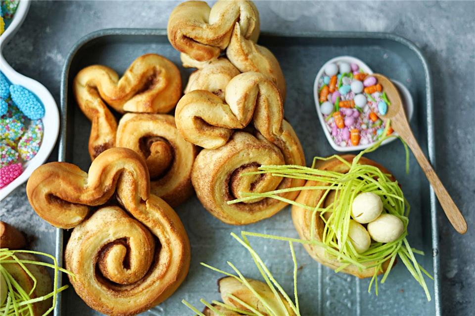 Süßer Blickfang aus dem Ofen: In Hasenform überzeugt selbst gesünderes Gebäck.picture alliance/dpa/biskuitwerkstatt.de