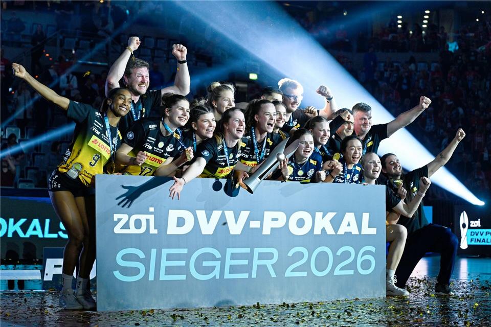 Suhl schockte den Favoriten wieder.Uwe Anspach/dpa