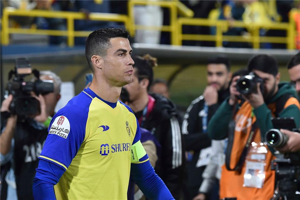 Superstar Cristiano Ronaldo fehlte seinem Team Al Nassr erneut. (Archivbild)-/AP/dpa