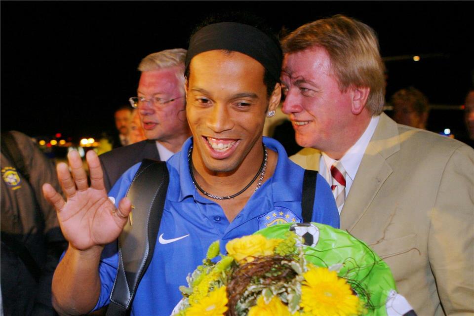 Superstar Ronaldinho und seine Teamkollegen logierten im Luxushotel Kempinski in Königstein. Arne Dedert/dpa