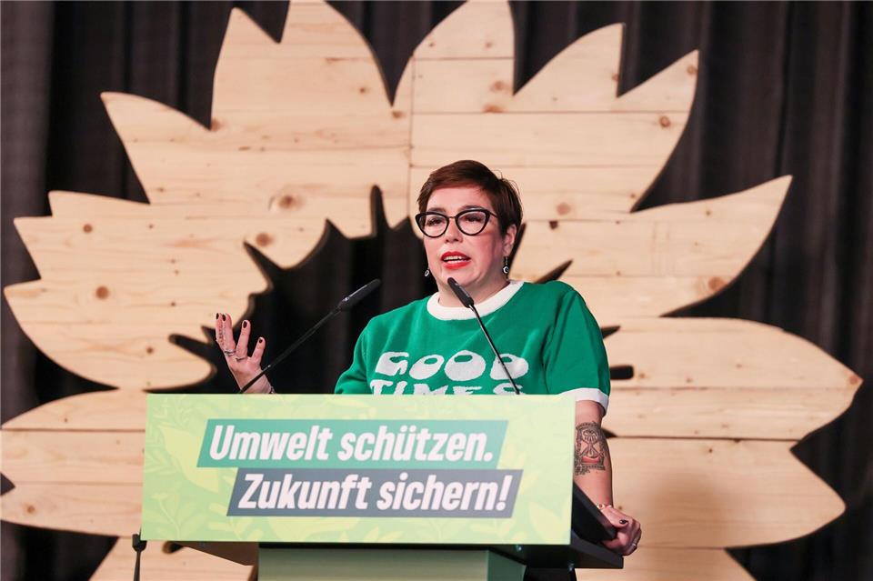 Susan Sziborra-Seidlitz ist zur neuen Vorsitzenden der Grünen gewählt worden und geht als designierte Spitzenkandidatin in den Landtagswahlkampf. Peter Gercke/dpa-Zentralbild/dpa