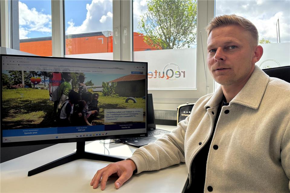 Sven Lütkenhorst unterstützt den Brunnenbau an kenianischen Schulen.