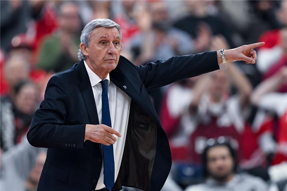 Svetislav Pesic gewann mit den Bayern nach drei Niederlagen in Serie wieder in der BBL. (Archivbild)Sven Hoppe/dpa