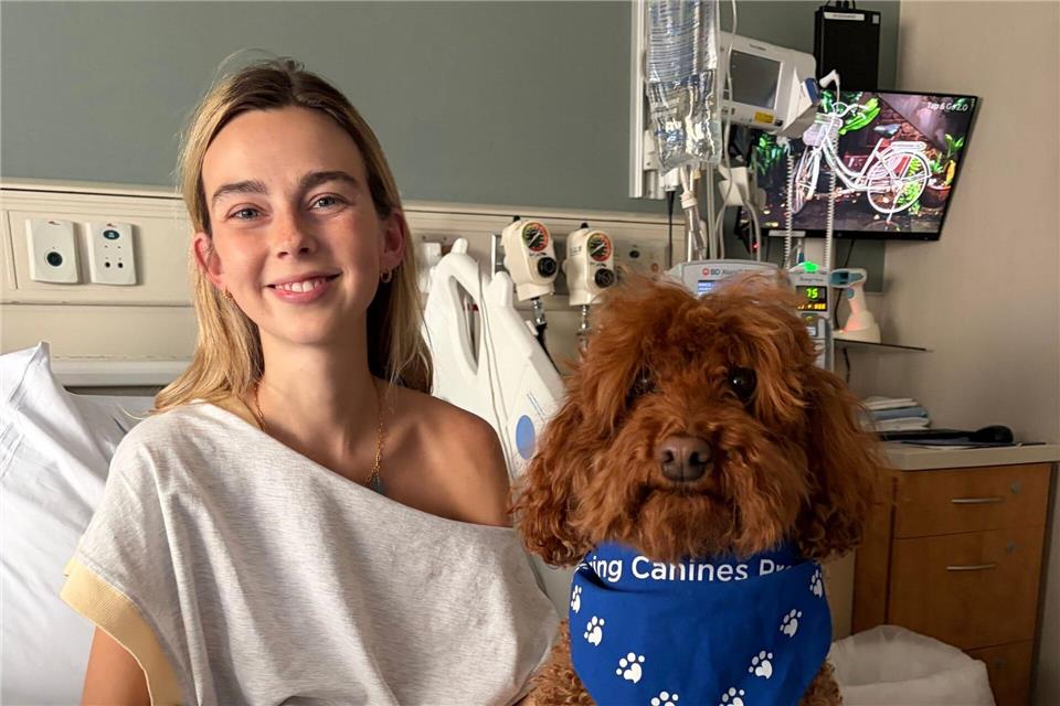 Sydney Towle machte mit ihren Videos anderen an Krebs erkrankten Menschen Mut. Elizabeth Morrow/Elizabeth Morrow/AP/dpa