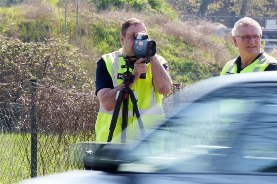 Symbolbild einer Radarkontrolle.