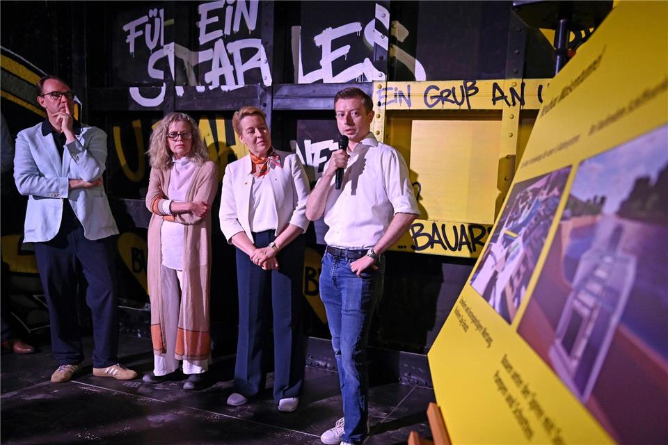 Symbolischer Baustart für den Waisentunnel für die Berliner U-Bahn.Elisa Schu/dpa